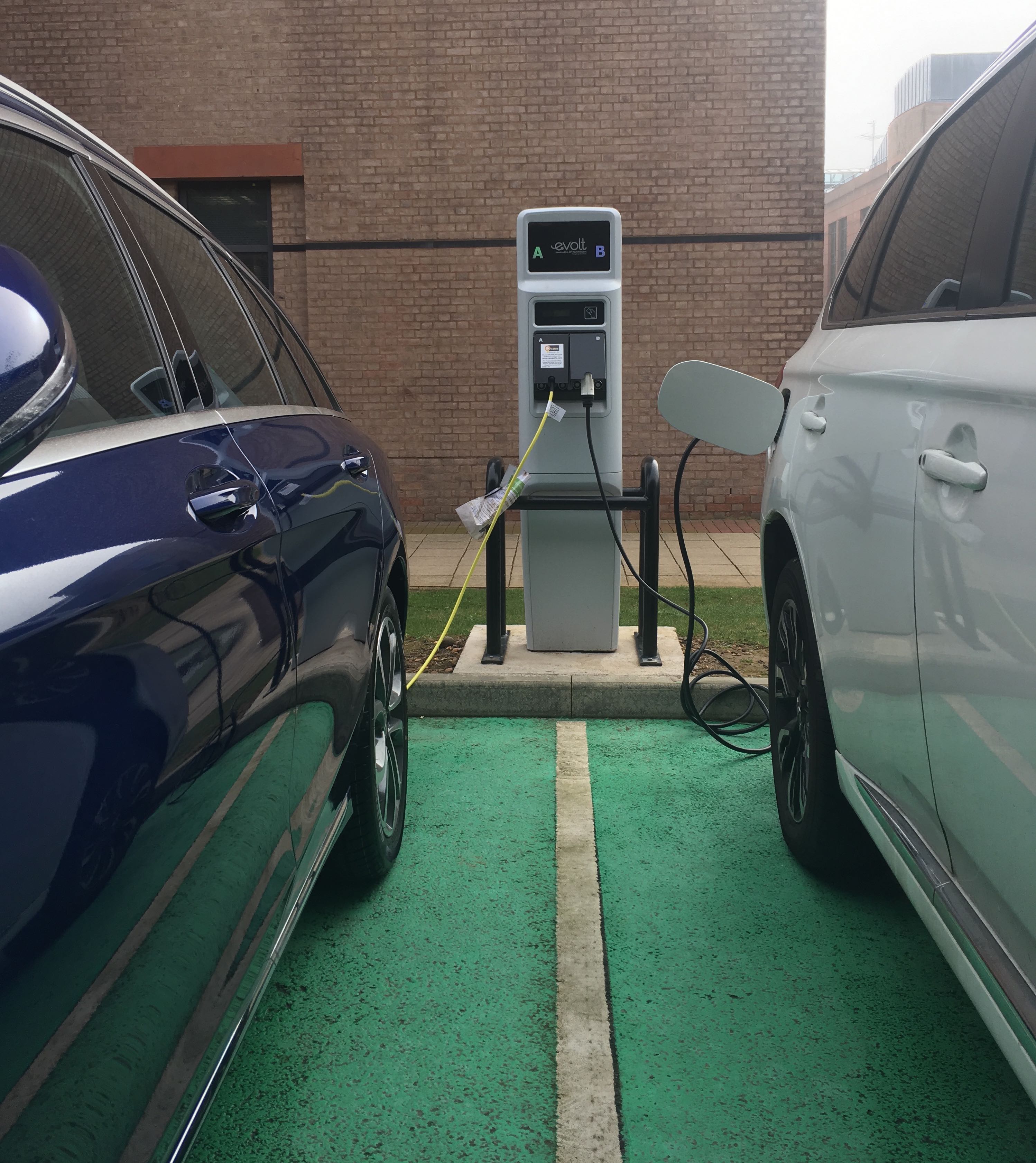 National Grid electric vehicle charge point