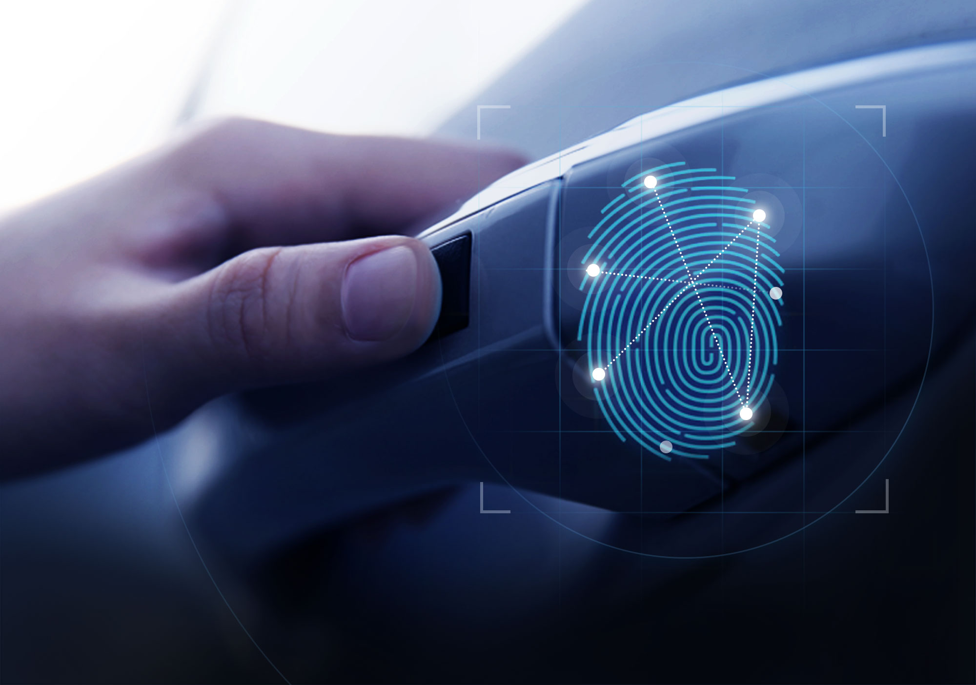 The number of minutiae matched in fingerprint patterns with stored templates determines the level of security as well as ease of use