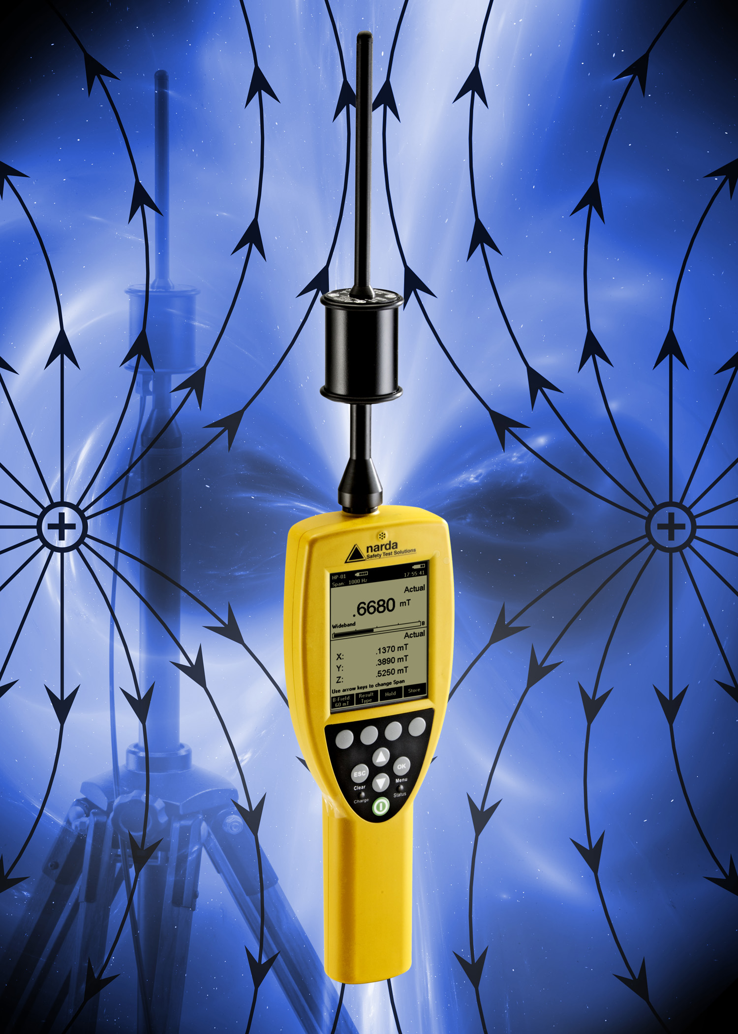 Field meter and magnetometer probe offer an easy approach to measuring magnetic fields