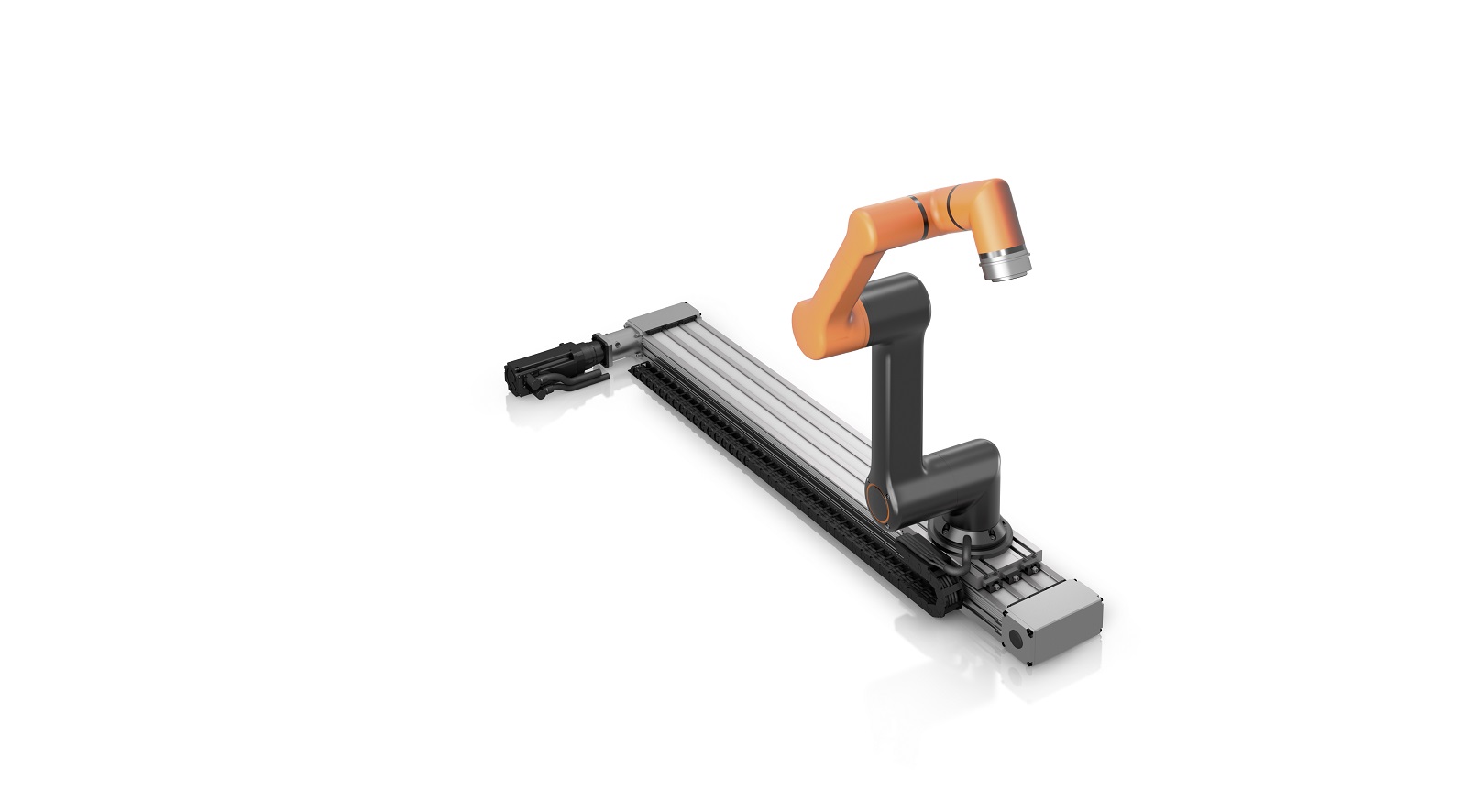 Linear axis actuator enables cobot travel paths of up to 18 metres