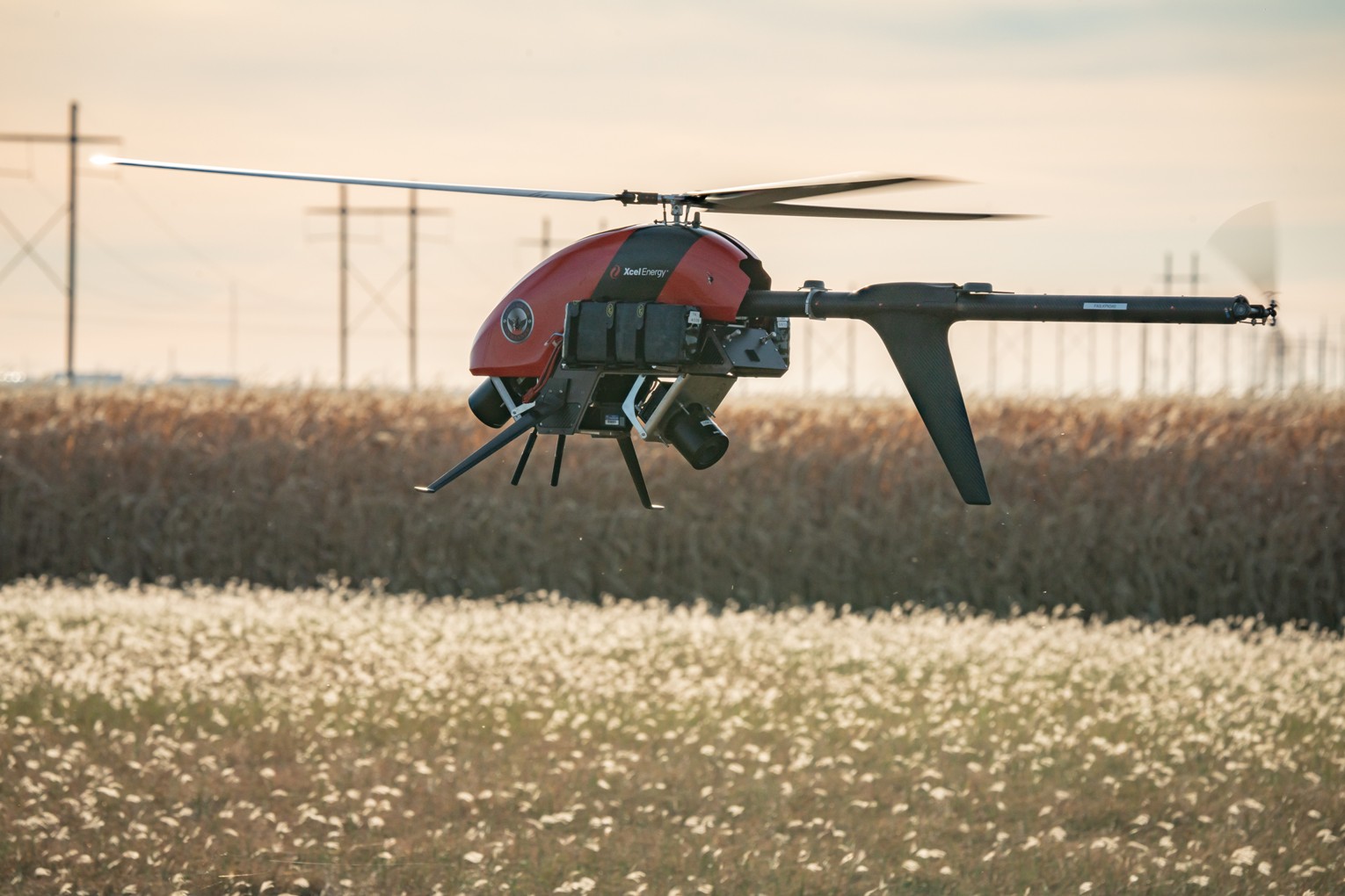 Drones equipped with imaging systems will inspect power transmission grids