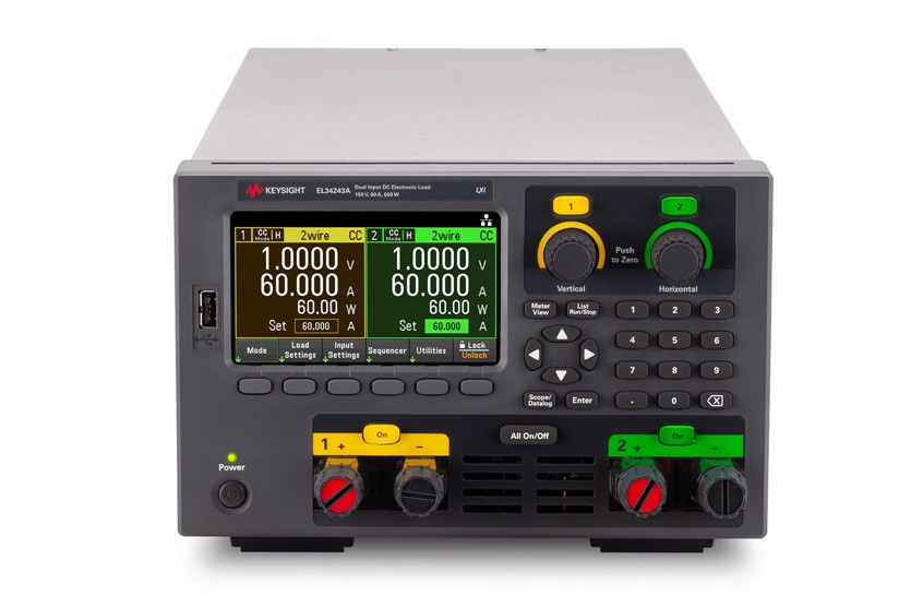 Keysight EL30000 Series bench DC electronic loads with built in data logger