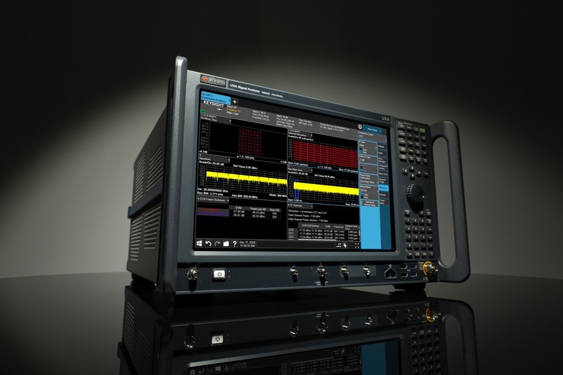 The Keysight N9042B UXA X-Series signal analyser provides wide analysis bandwidth and deep dynamic range