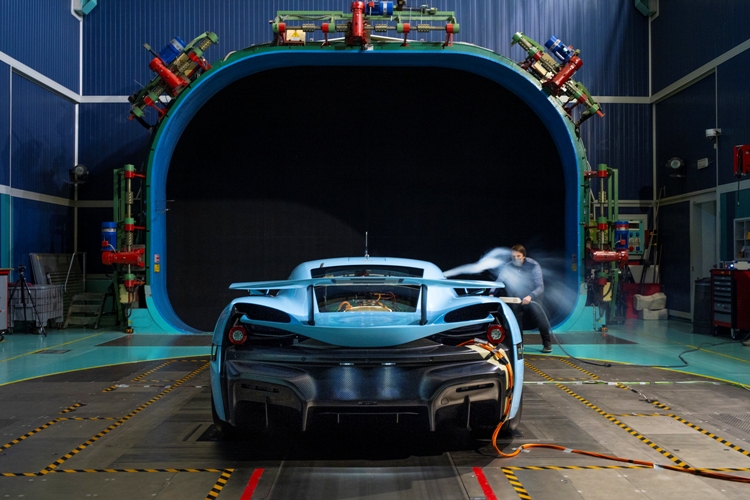 Rimac improves efficiency by more than a third with aerodynamic testing of the C_Two supercar