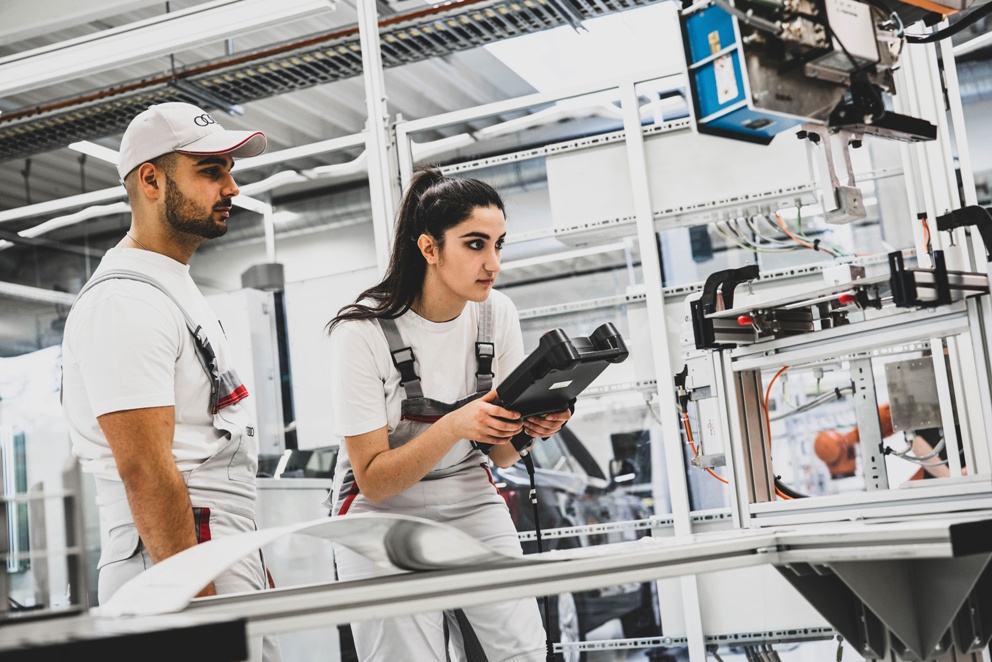 Audi is embarking on a significant employee retraining programme to develop the necessary skills