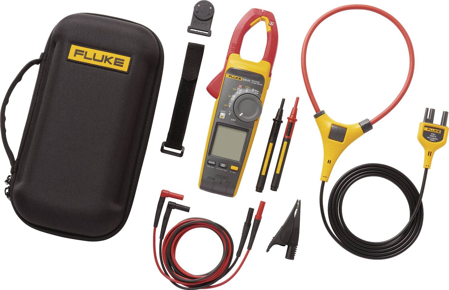 High voltage clamp meters are available with a wide range of accessories
