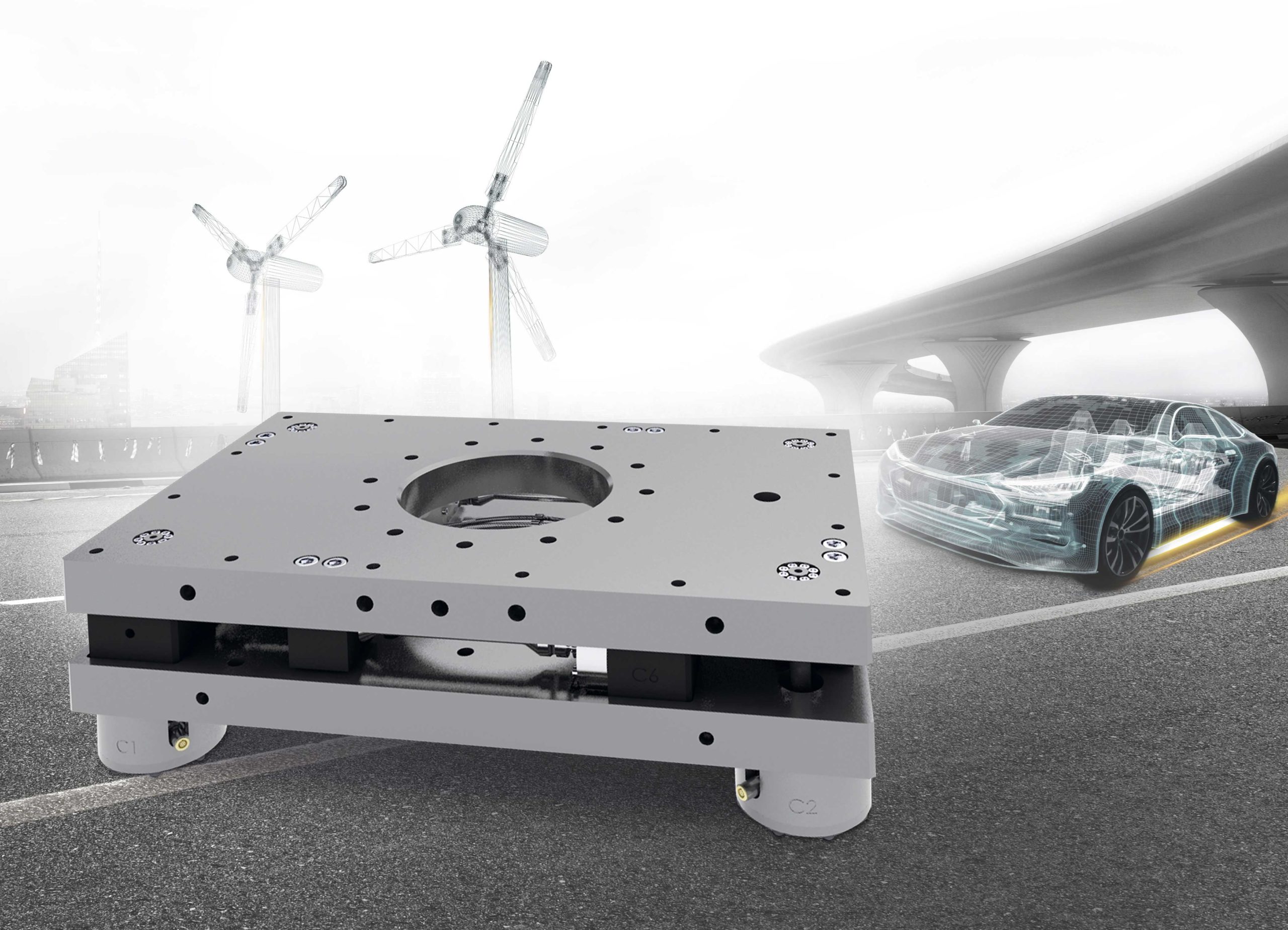 MPF-series multi-component measuring platforms for force and torque measurement