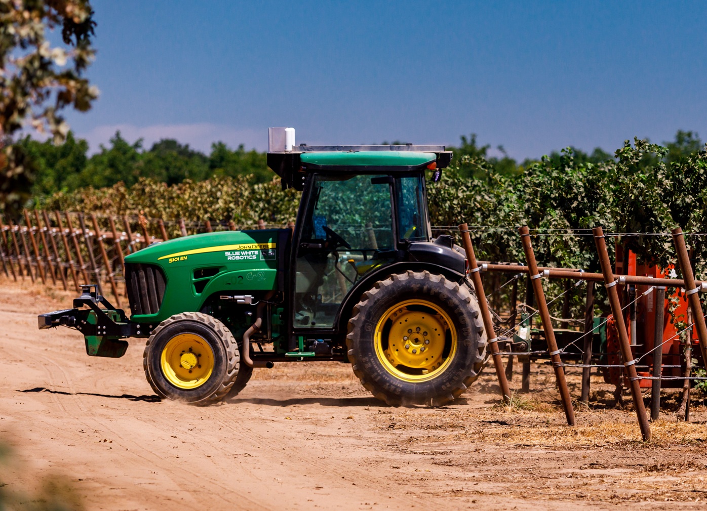 Autonomous agriculture is taken in stages through the modification of existing tractors