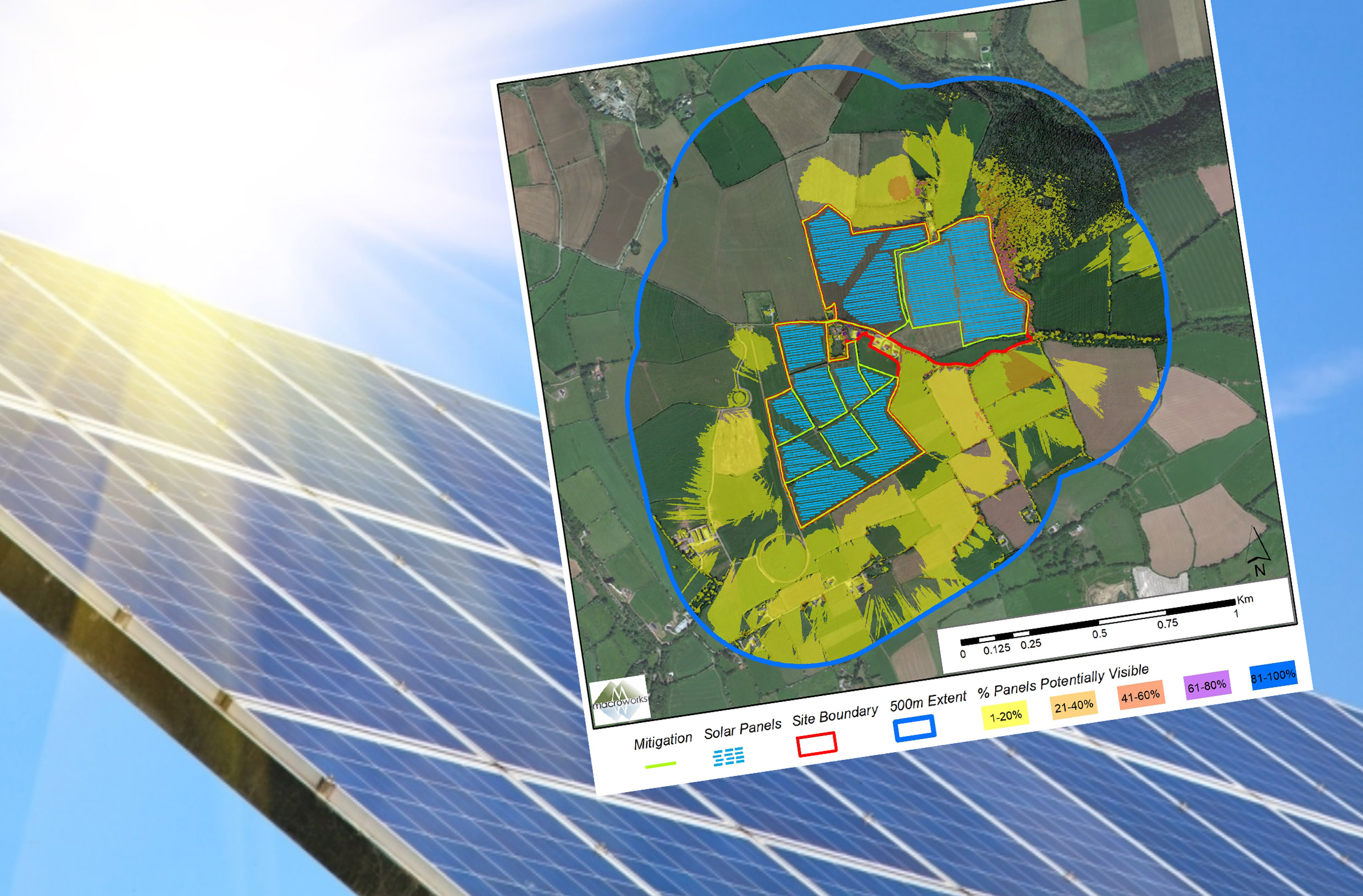Terrain Mapping Aid Visual Impact Assessment of Solar Farms