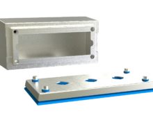 Push button enclosure can be used in clean manufacturing environments