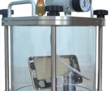 Benchtop environmental testing can now be performed in transparent vessels