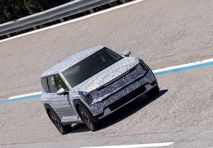 Kia’s electric SUV, the EV9 is undergoing final proving ground testing