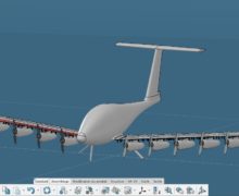 PLM software used for design and certification of concept aircraft