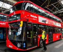The New Routemaster bus with fully electric drivetrain is undergoing testing in London