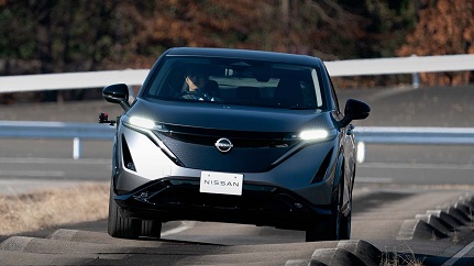The Nissan Ariya EV has undergone life testing at the Tochigi proving grounds in Japan