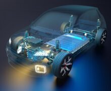 An entirely new platform with fewer battery modules and lower centre of gravity for smaller Renault vehicles