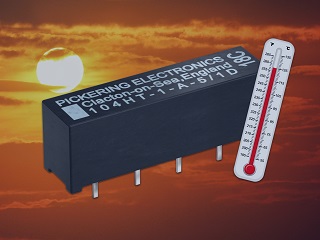 High voltage reed relays can now withstand higher temperatures