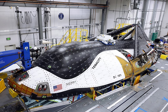 Preparations are being made for the inaugural flight of the space vehicle after its flight reviews and environmental testing at NASA facilities