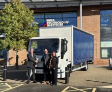 The Tevva electric truck at MTI will help students and apprentices to understand electric powertrains